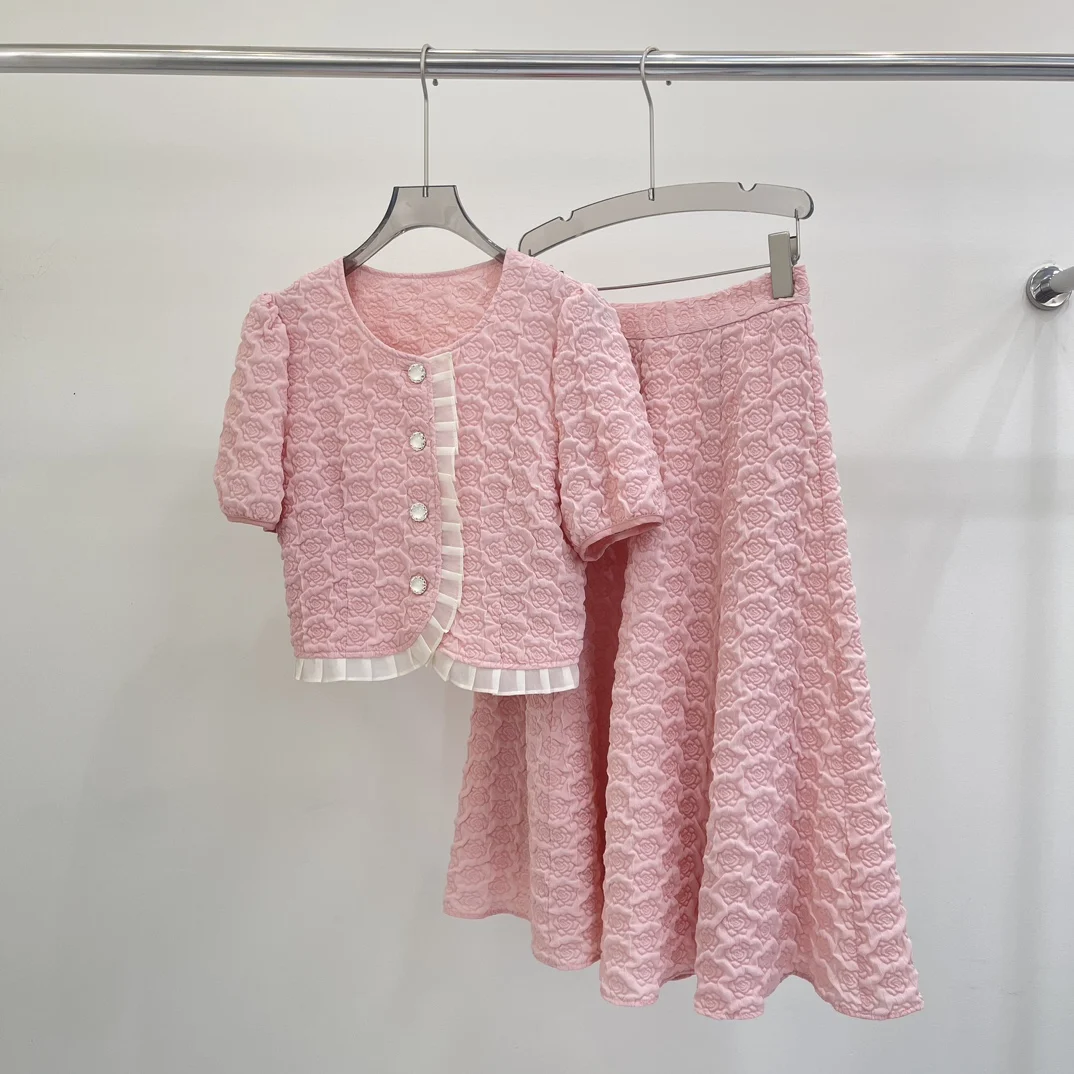 

2023 Spring/Summer Fashion New Women's Clothing Pleated Suit 0814