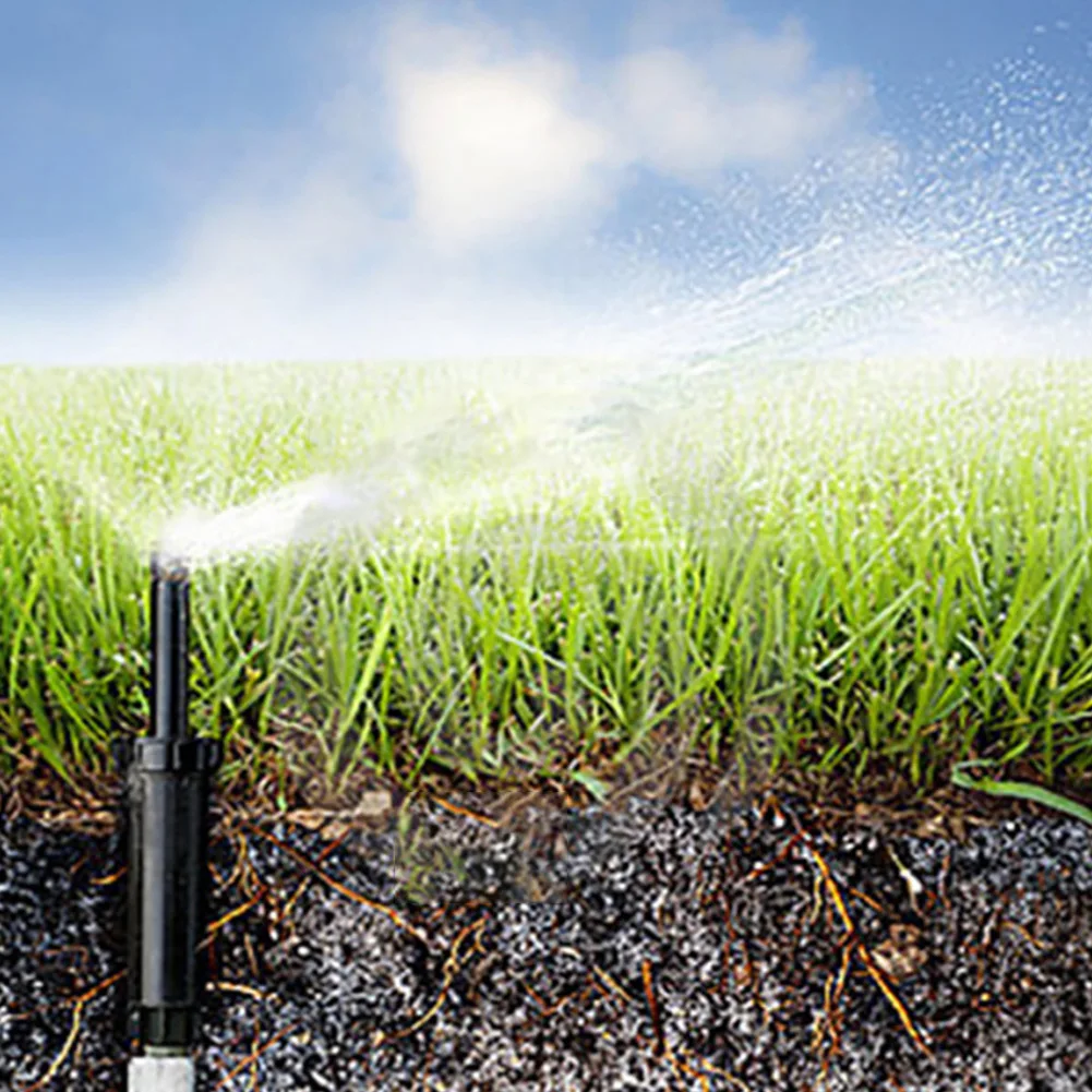 1pcs Lawn Sprinkler Pop-up Sprinkler Adjustable 4-point Buried Scattering Nozzle 5° To 360° Garden Irrigation Sprinkler Tools