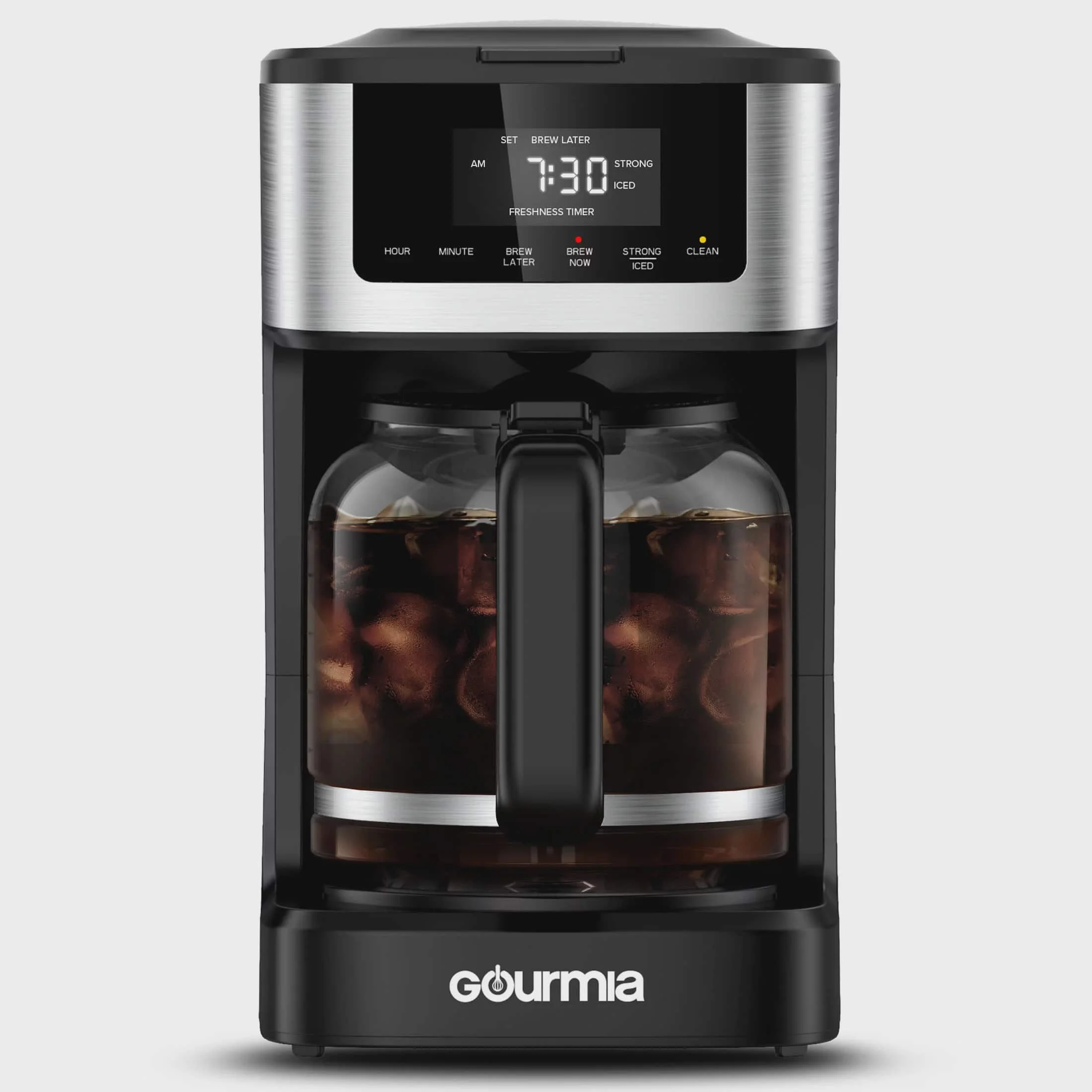 

Programmable 12-Cup Hot & Iced Coffee Maker, Stainless Steel