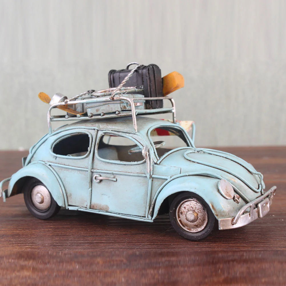 Литой под давлением Volkwagen Beetle игрушка винтажный декор украшение для дома