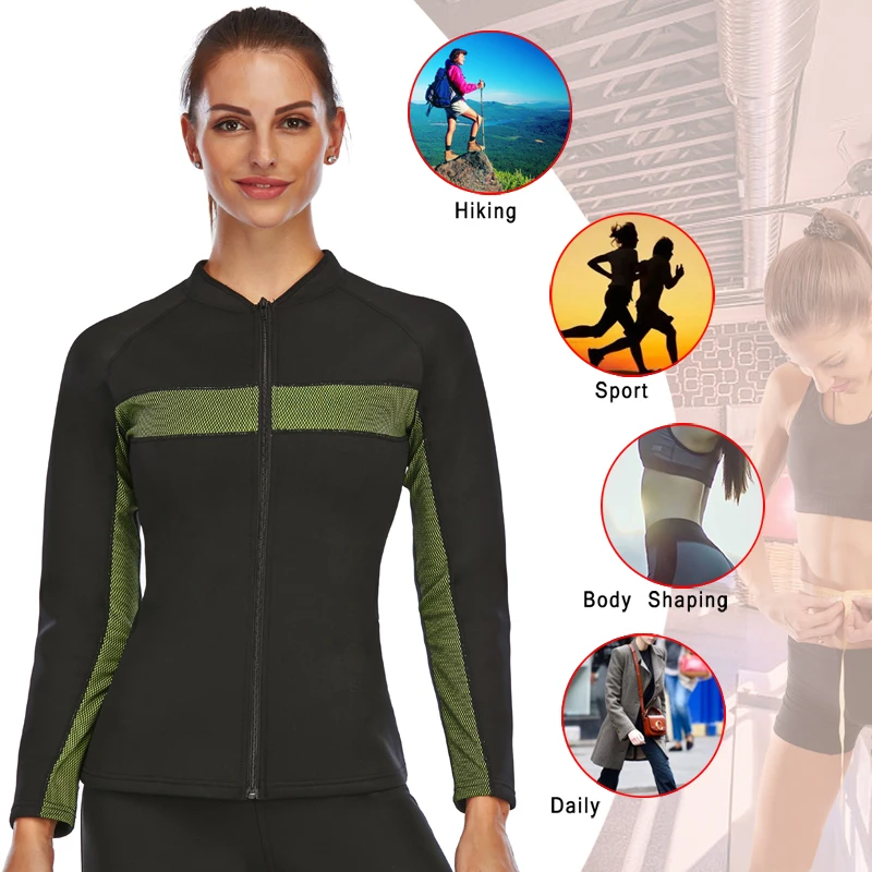 LANFEI Hot Slimming Sweat Pants Top Neoprene Suit Sauna Thermal Women Shirts Body Shaper Weight Loss Fat Burn Belt Corset Suit