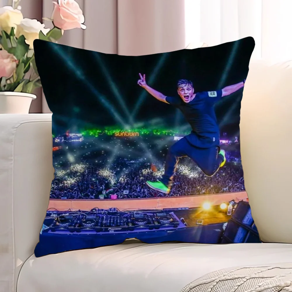 M-Martin GarrixS Плюшевая Наволочка 40x40 Квадратная Декоративная Домашний Декор