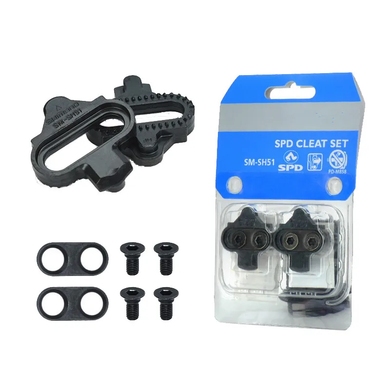 

SM-SH51 SH56 Bike Cleats With Logo SPD System Single Release Cleats Fit MTB Pedals Cleat For M520 M515 M505 A520 M424 M545 M540