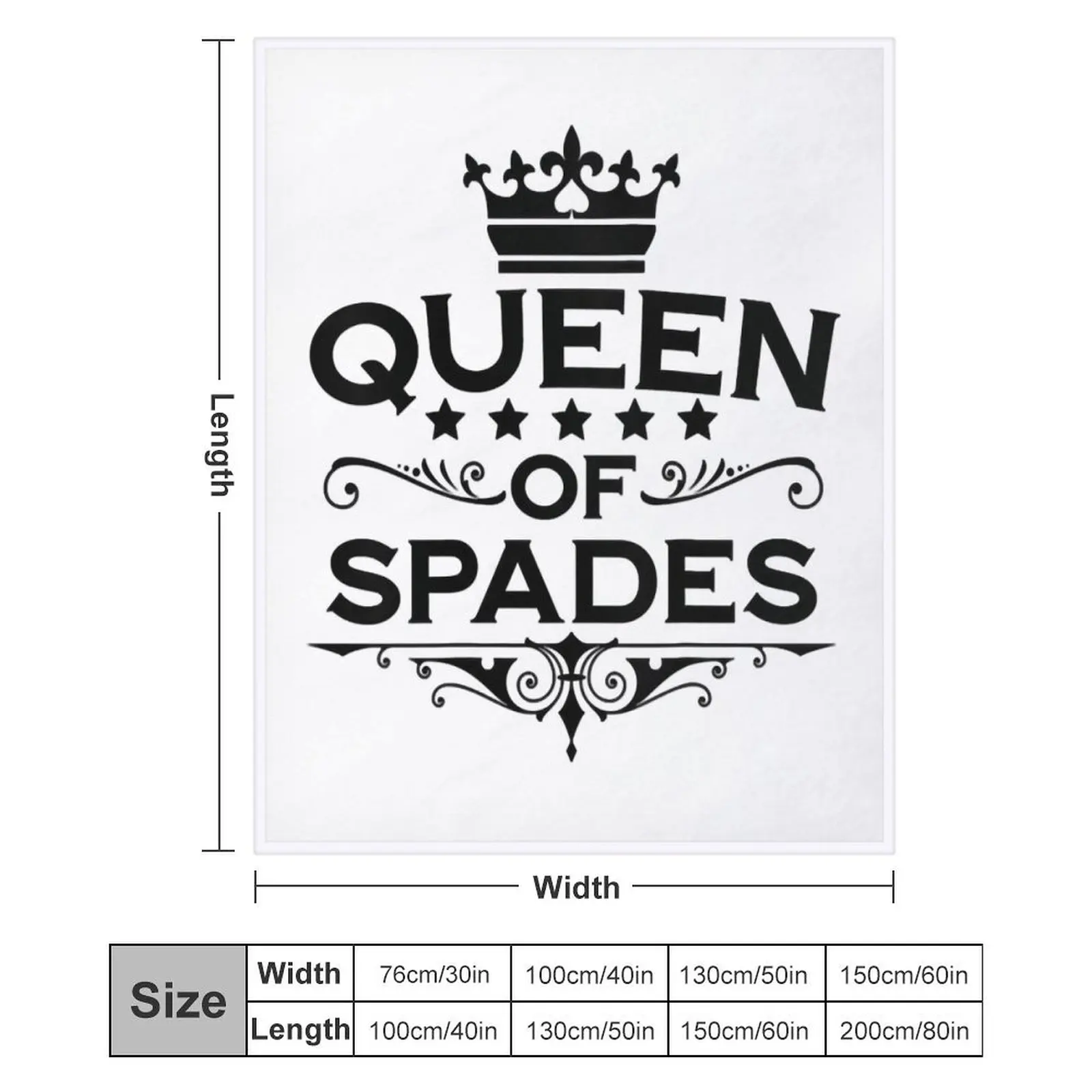 Plush одеяло Queen Of Spades