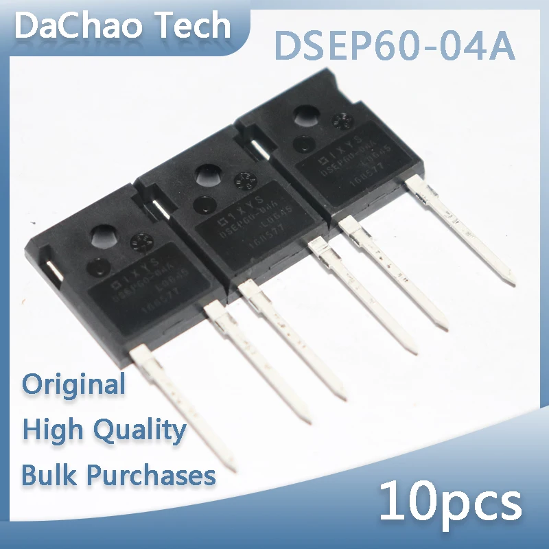 Купи 10 шт DSEP60-04A 400V 60A 30ns IXYS Fast Diode TO-247 Original New за 1,655 рублей в магазине AliExpress