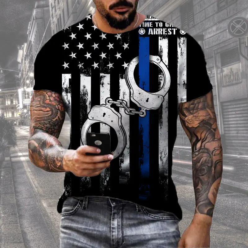 

Trendy Skull 3D Printed T-Shirt For Men Street Hip Hop Style Male Short Sleeve Summer Sport Man Oversize Tee Shirt