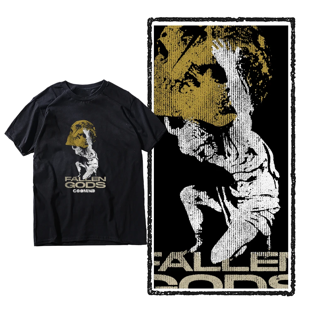 Coolmind U9 Высокое качество 100% хлопок эксклюзивная крутая уличная мужская футболка