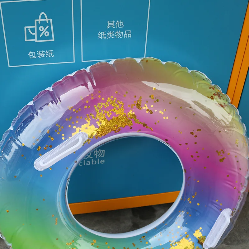 Надувной спасательный круг для взрослых и детей обычные подмышечные прозрачные