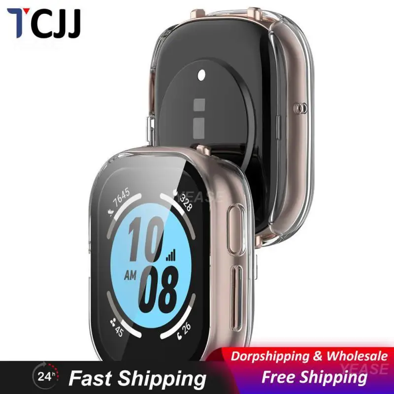 Ультратонкий чехол для Honor Watch4 TMA-L19 защитный бампер с защитной пленкой экрана или