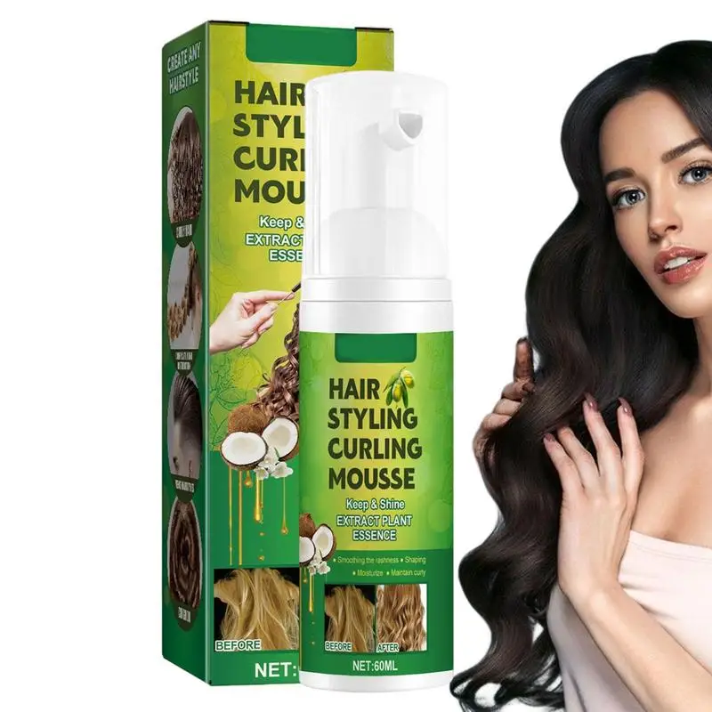 Curly Styling Mousse Unisex Natural Ingredient Curly Hair St