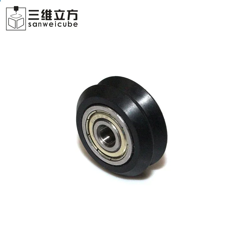 

2 шт. 3D-принтер пластиковое колесо POM большие модели пассивное круглое колесо натяжной шкив шестерня для ЧПУ Openbuilds V-образный паз