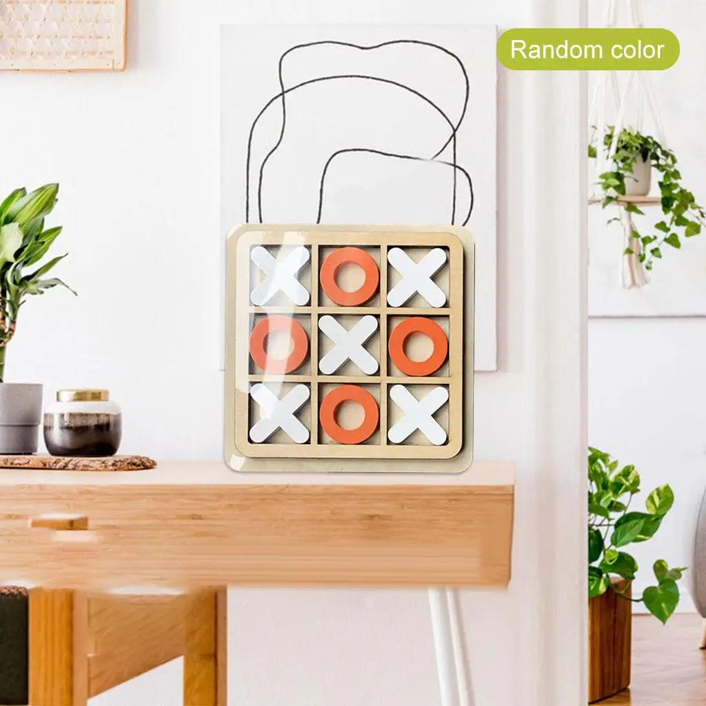 

Tic TAC Toe Noughts And Crosses Intelligent Board Game Funny for Adults Home