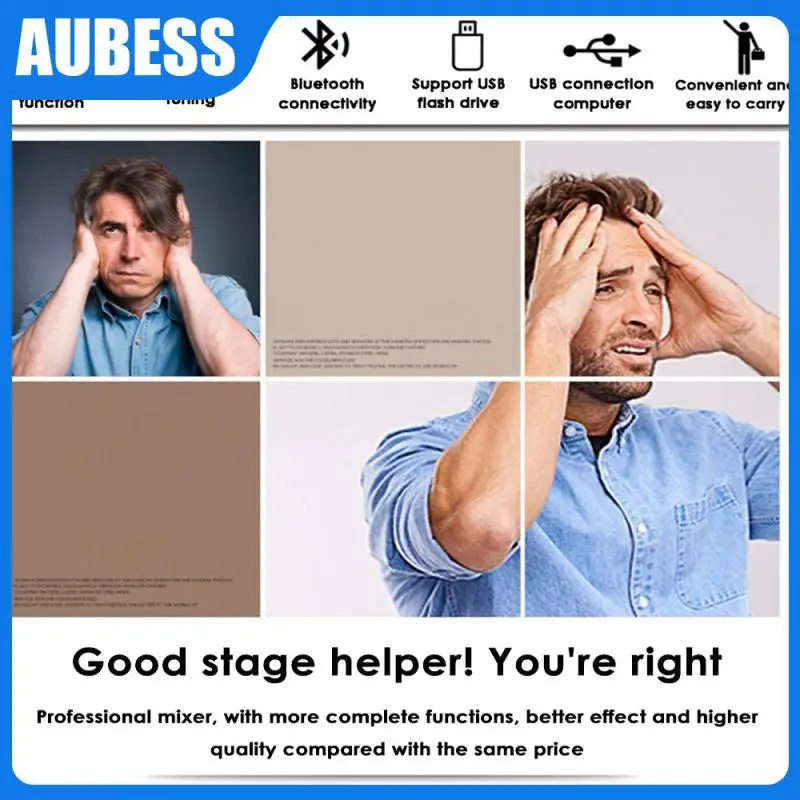 

Sound Mixer Mixer 1pc Sound Card Mixer Sound Way Mixer New For Stage Music Performance Recording Karaoke System Live Recording