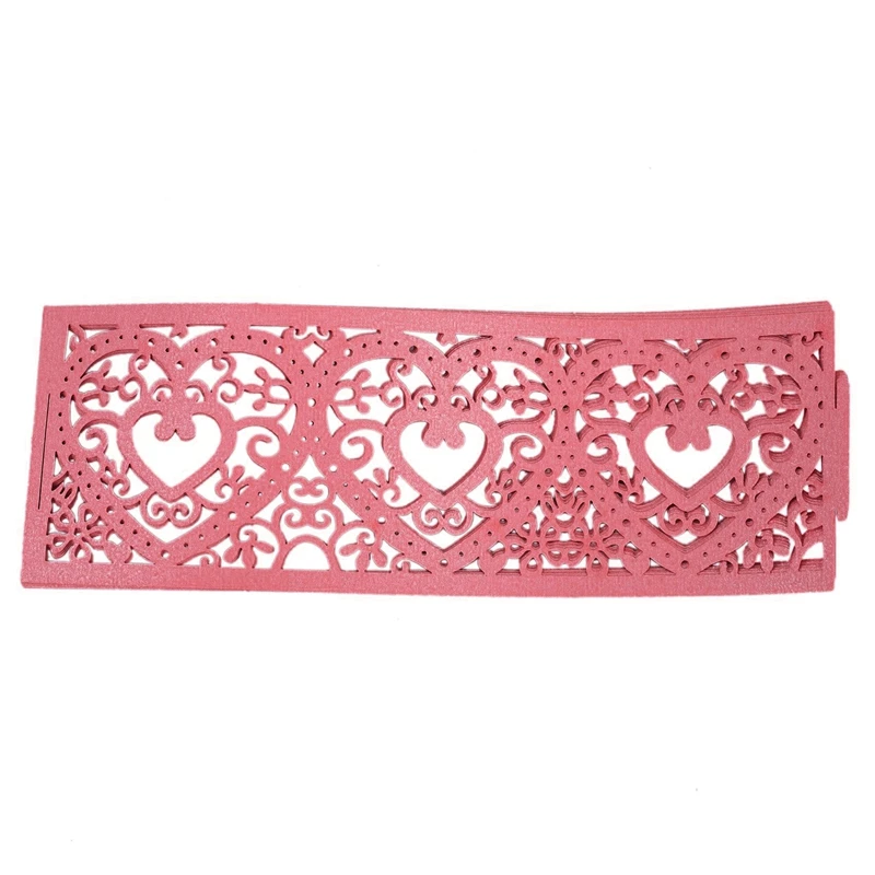 Набор из 6 светодиодных абажуров для свечи украшение в виде сердца абажур