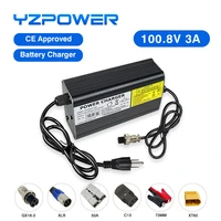 yzpower 100 8v 3a lithium battery charger suitable for 88 8v 25s lithium battery packaluminum housing and optional plug