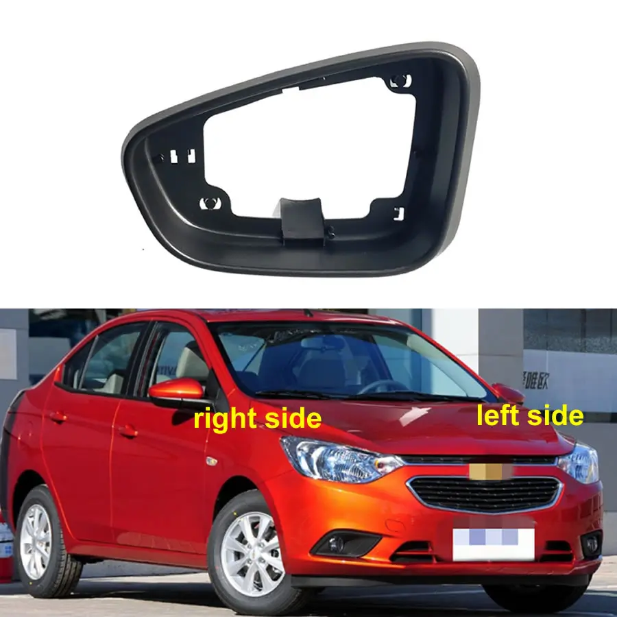 

For Chevrolet Sail 3 2015 2016 2017 2018 Car Side Rearview Mirror Housing Frame Cover Replace Outer Reversing Trim Lid