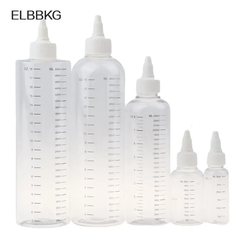 

Dropper Bottles 30/50/230/460/500ml Plastic PET Refillable Bottle Oil Liquid Twist Top Cap Tattoo Pigment Ink Containers