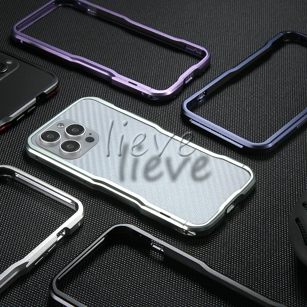 LUPHIE Metal Bumer для iphone 16 15 Pro Max Frame 14 Plus 13 12 11 Алюминиевый легкий чехол с защитой