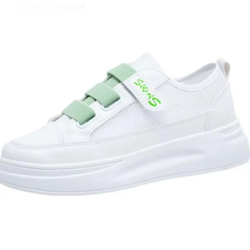 

Little White Shoes Ladies 2022 Spring And Autumn Models Color Matching Thick Bottom Mesh All-match Fashion Straps Breathable Hot