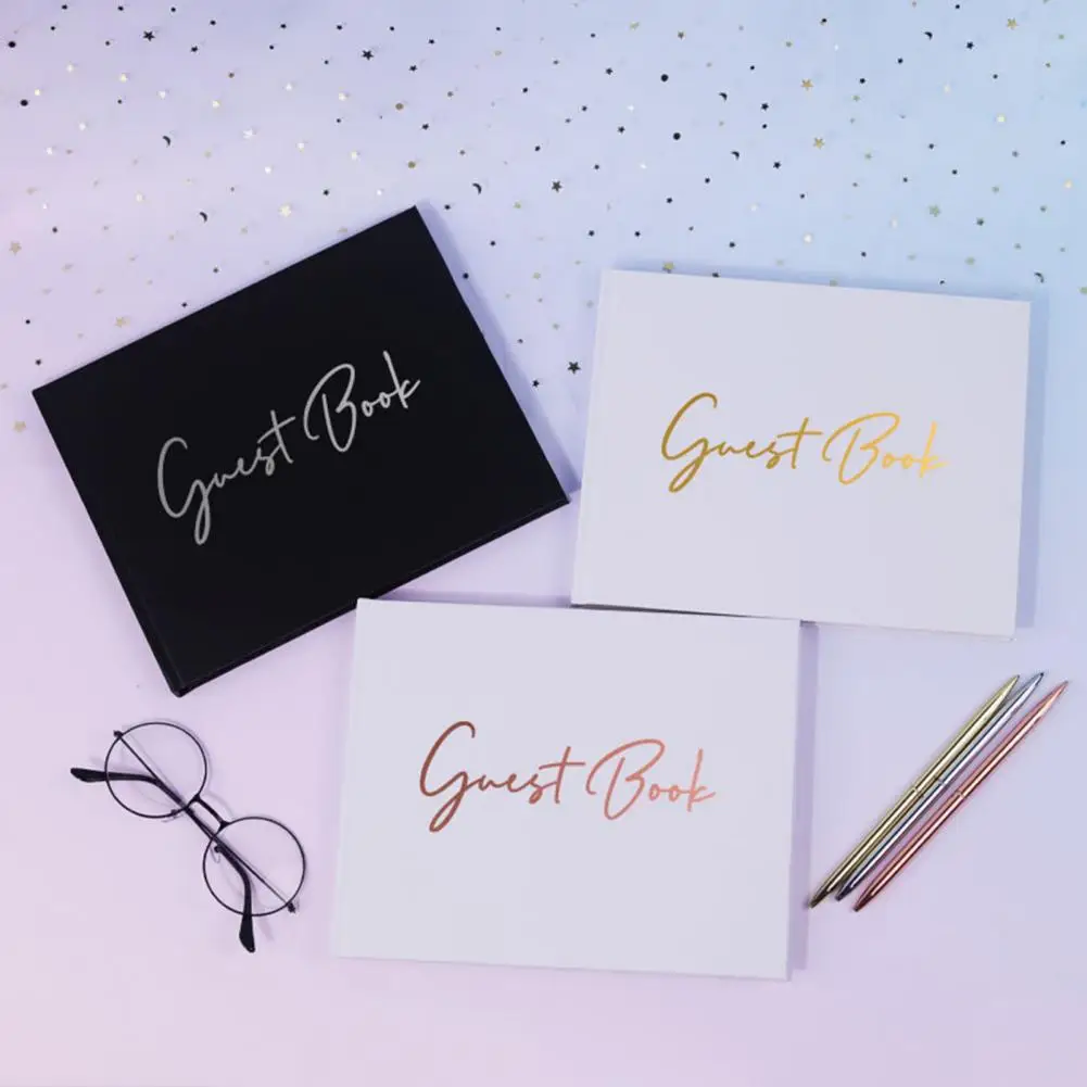 Элегантная Свадебная Гостевая книга для градуирования набор приема детских