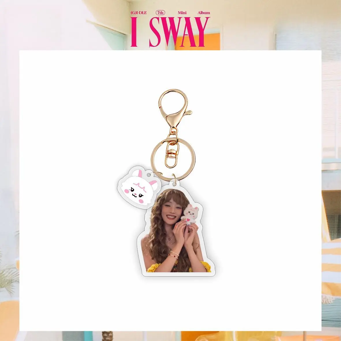 Kpop (G)I-DLE 7-й мини-альбом I SWAY Keychain ShuHua Soyeon акриловая подвеска рюкзак аксессуары