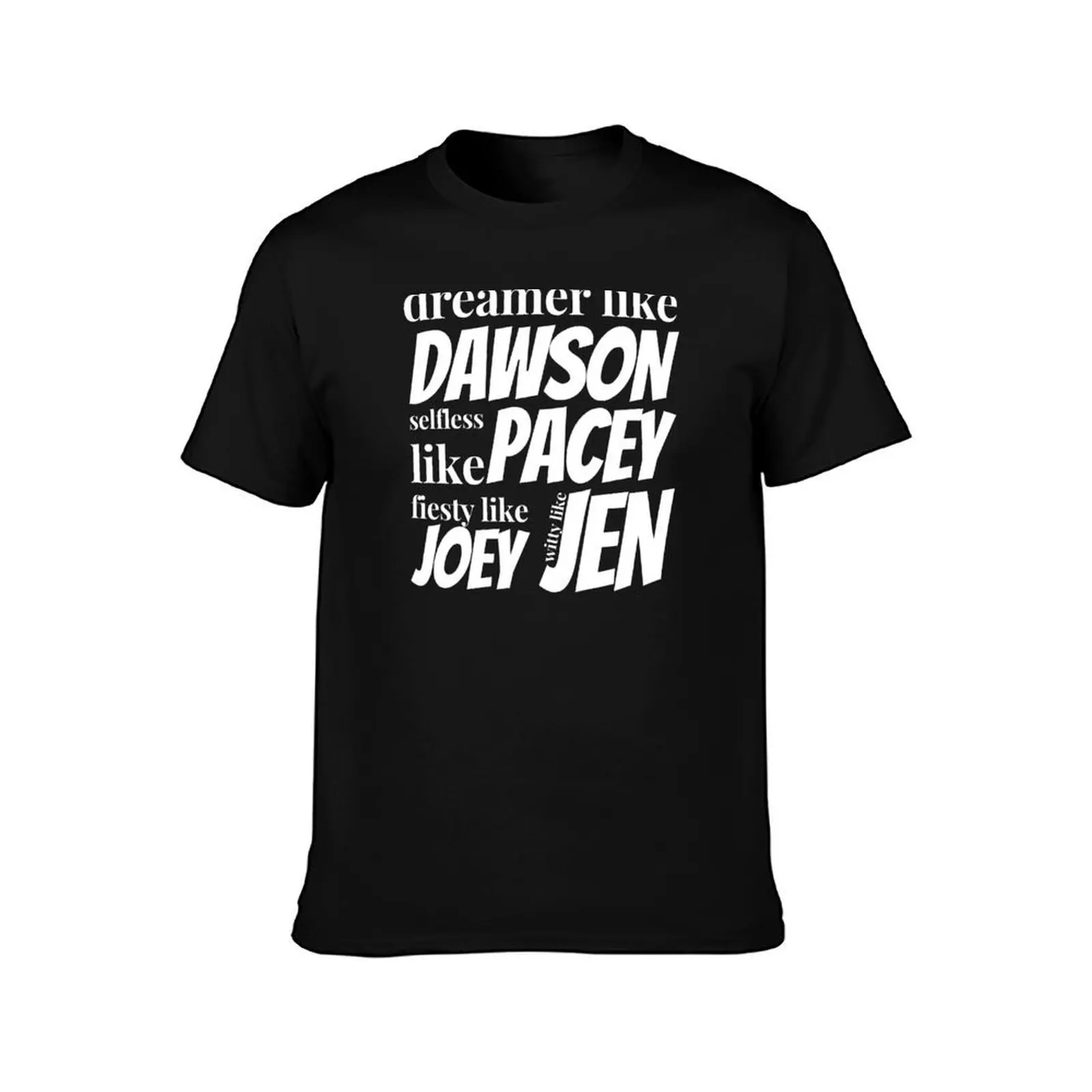 Фото Футболка Dreamer Like Dawson Pacey Joey and Jen Capside Creek, базовая повседневная одежда, топ с короткими рукавами №2