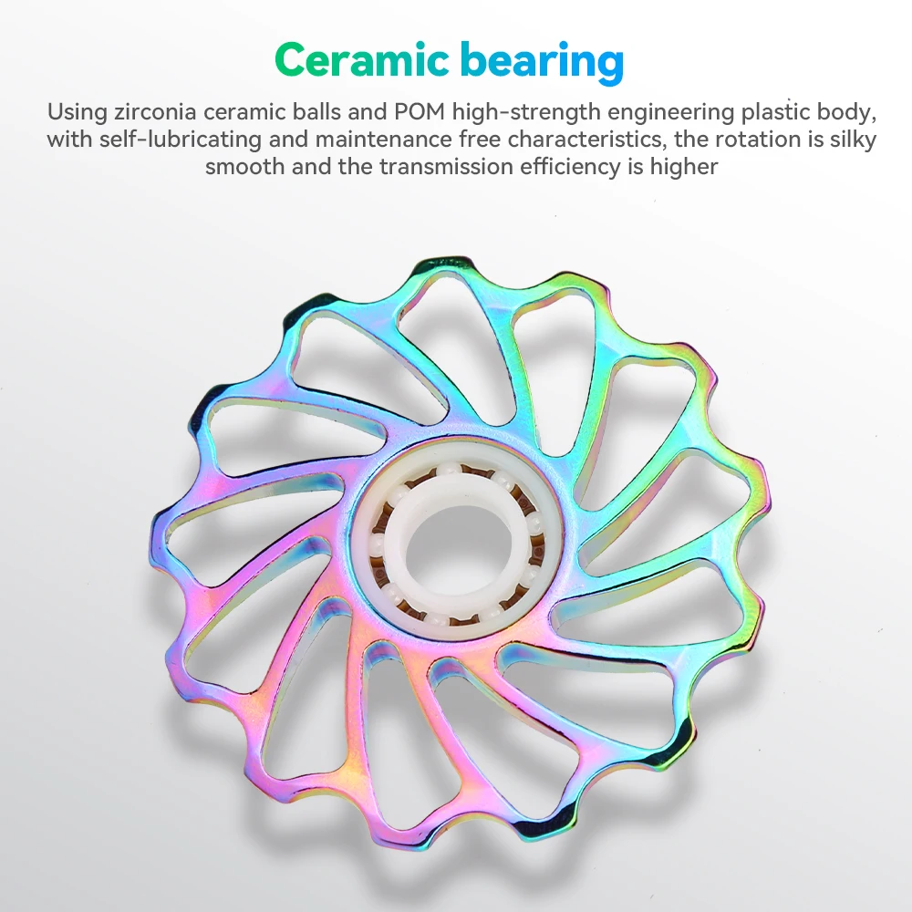 Керамический переключатель заднего переключателя для велосипедов TANKES Shimano AL7075 11T