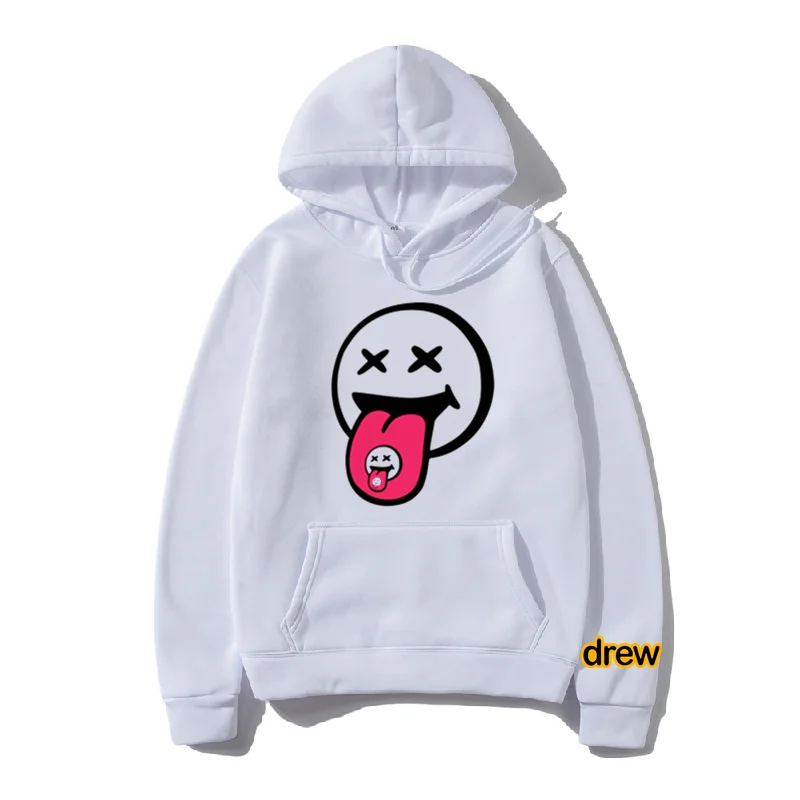 

Drew House Justin Bieber Sweatshirt Hoodie Men/women Autumn Winter Warm Fleece Sweatshirts Design Funny Hoodies Jumper Hoodie