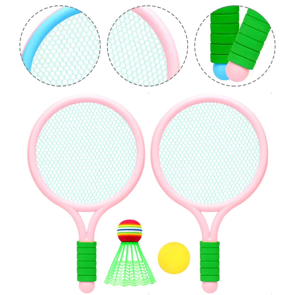 

Tennis Racket Badminton Kids Set Toys Children Game Rackets Beginner Training Outdoor Toy Toddler Equipment Tool Kit Brackets