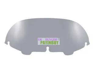 

Payinbuy Motorcycle Windscreen PC 7" Gray Round For Harley-Davidsion Glide A lamp hole 1997-2013 98 99 00 01 02 03 04 05 06-13