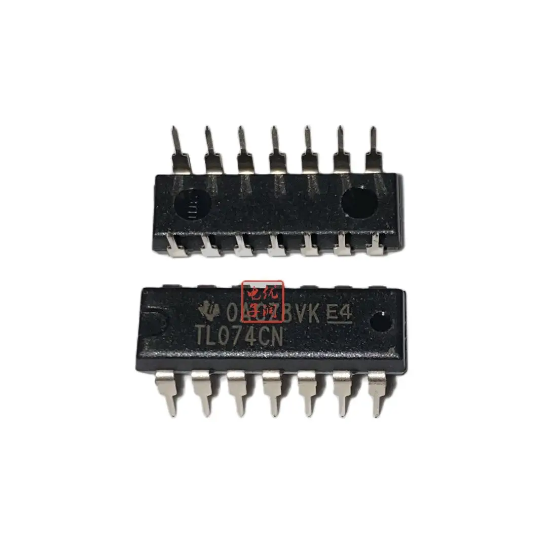 

10PCS/ TL074CN TL074 [New Imported Original] DIP14 JFET Quad Channel Operational Amplifier Chip