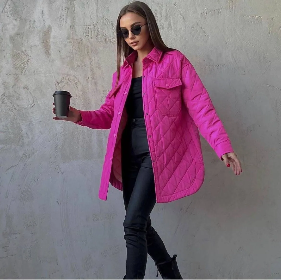 Women's Winter Jacket Super Loose Thin Puffer Parkas Coat Vintage Belted Outwear Ladies Oversize Coat Winter Jacket Women 2022