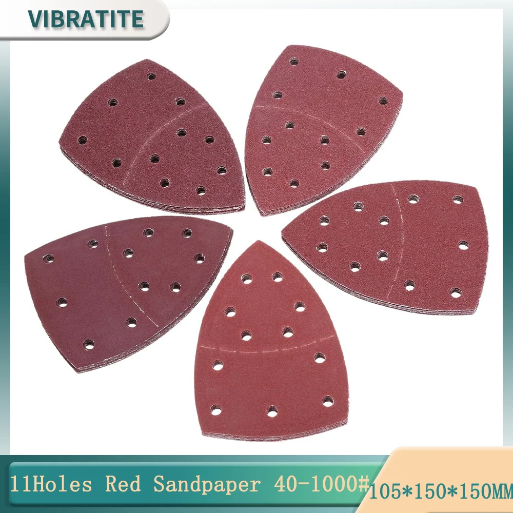 10/20/30 Шт Набор наждачной бумаги для мыши размером 105 * 150 ММ, 40-1000 крючков и петель для мыши, Шлифовальная бумага для мульти-шлифовальных машин, Ассорти для шлифования