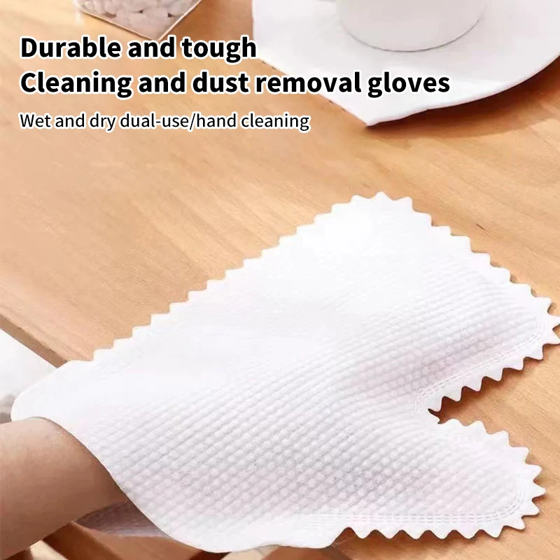 Тканевые Перчатки Для Чистки Ленивца Одноразовые Бытовые Салфетки Удаления Пыли