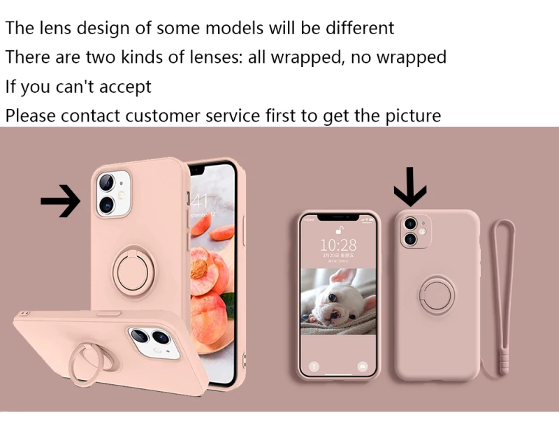 Phone Case For Xiaomi Redmi Note 10 10S 4G Pro Max Shockproof Candy Colors Magnetic Soft Liquid Silicone Ring Holder Strap Cover