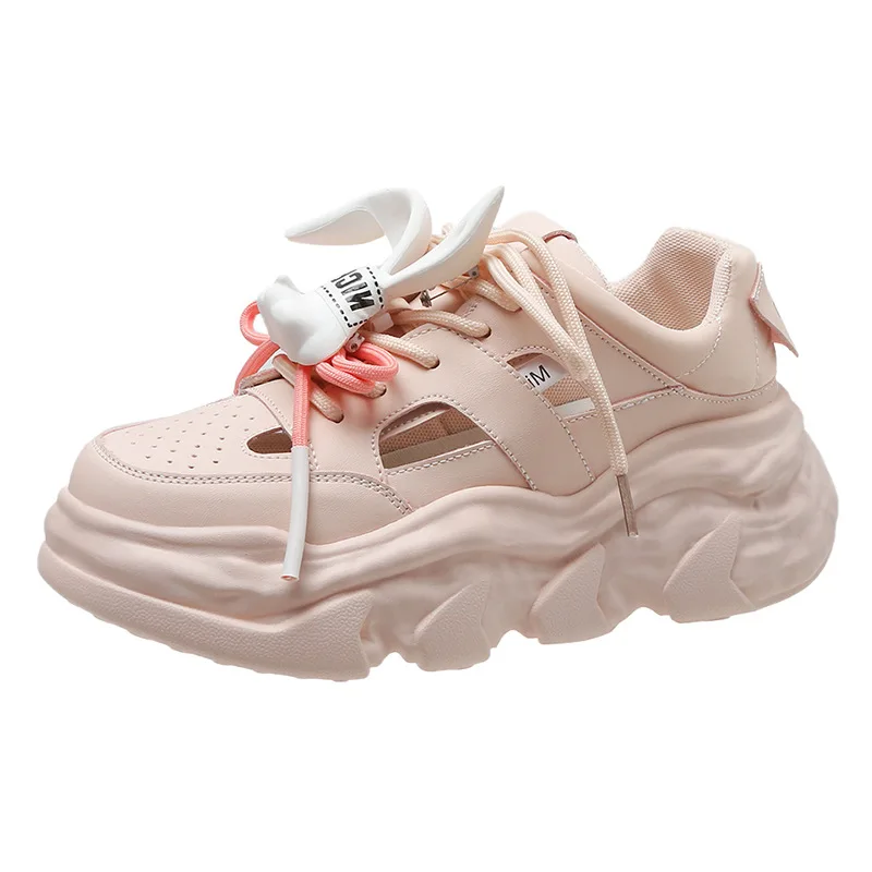 

Женские кроссовки на платформе, сезон весна-лето-осень 2023, спортивная обувь, сандалии, женская модная повседневная дизайнерская обувь, Zapatillas Mujer