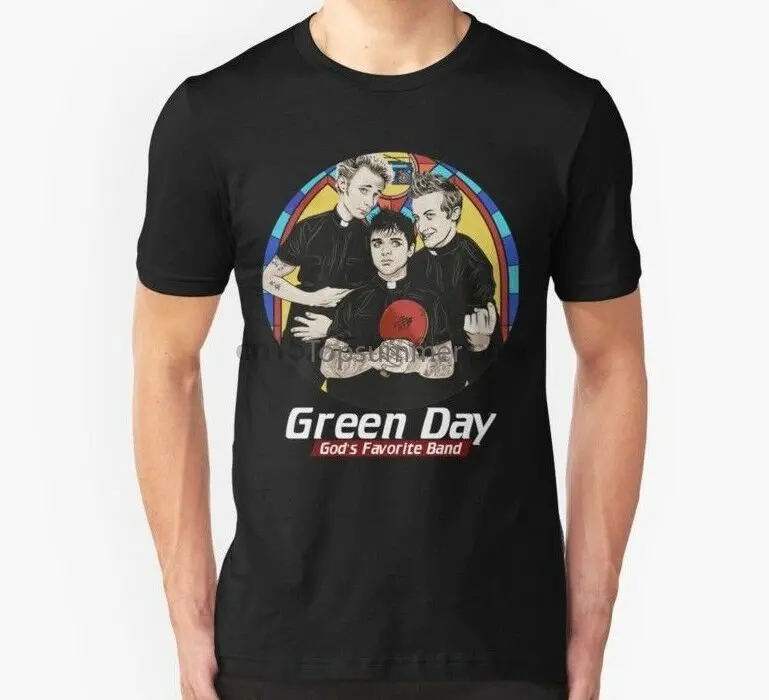 

Green Day Greatest Hits God ' S Favorite Men'S Black Tees Shirt Clothing(2)