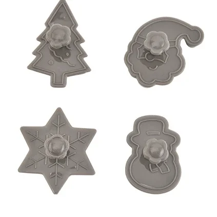 

Набор форм для печенья на Новый год 4 шт.
