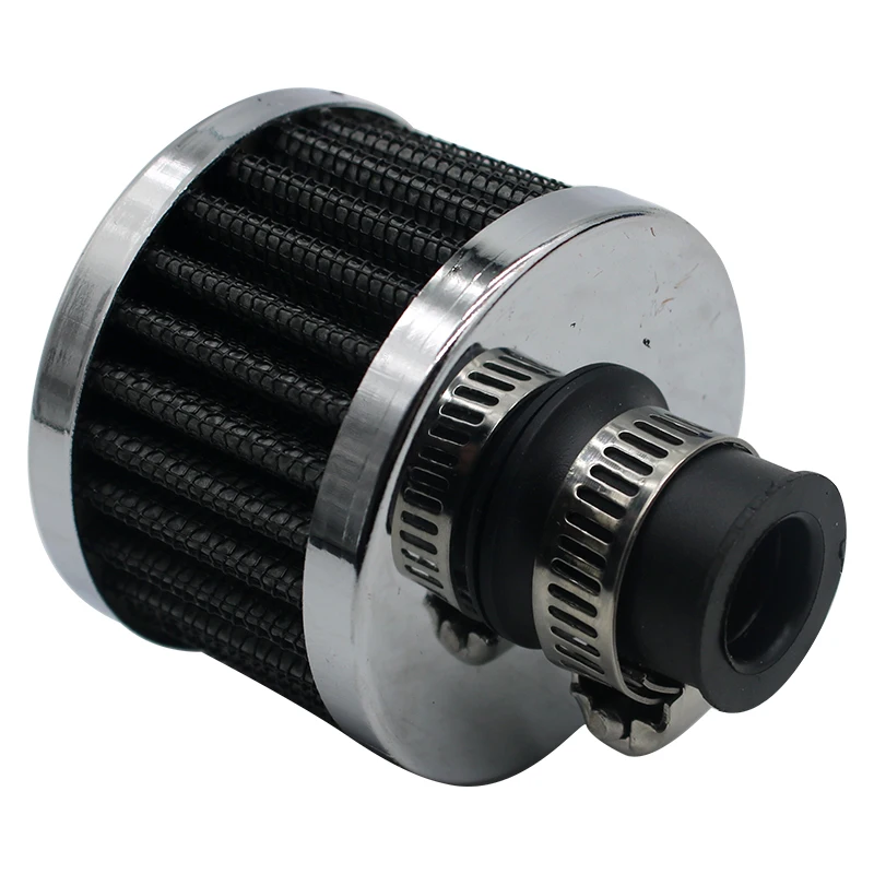 

Универсальный интерфейс автомобильные воздушные фильтры 12 мм для мотоцикла, воздухозаборник холодного воздуха, высокий расход, вентиляционная крышка картера, мини-дыхательные фильтры