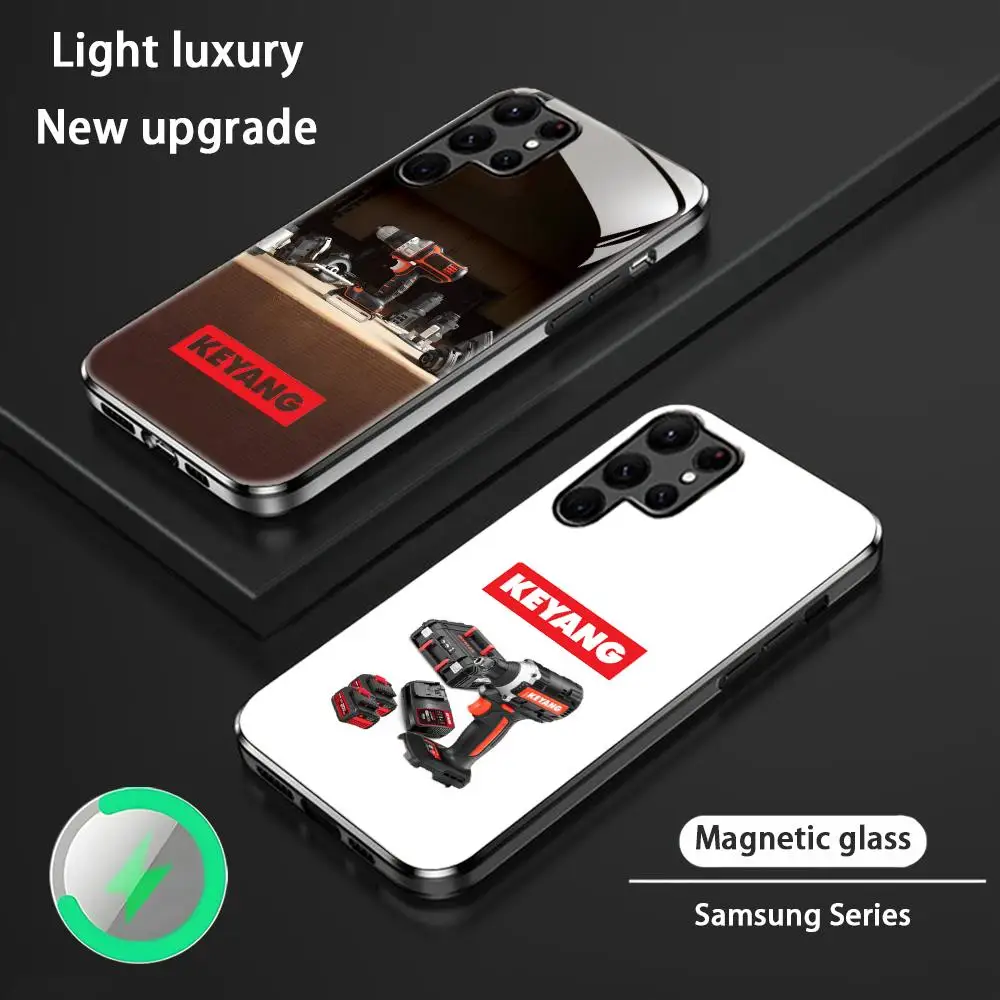 Фото Чехол Keyang для Samsung S26 S25 S24 S23 S22 S21 S20 Plus Ultra Fold A Glass Magnetic Case №3