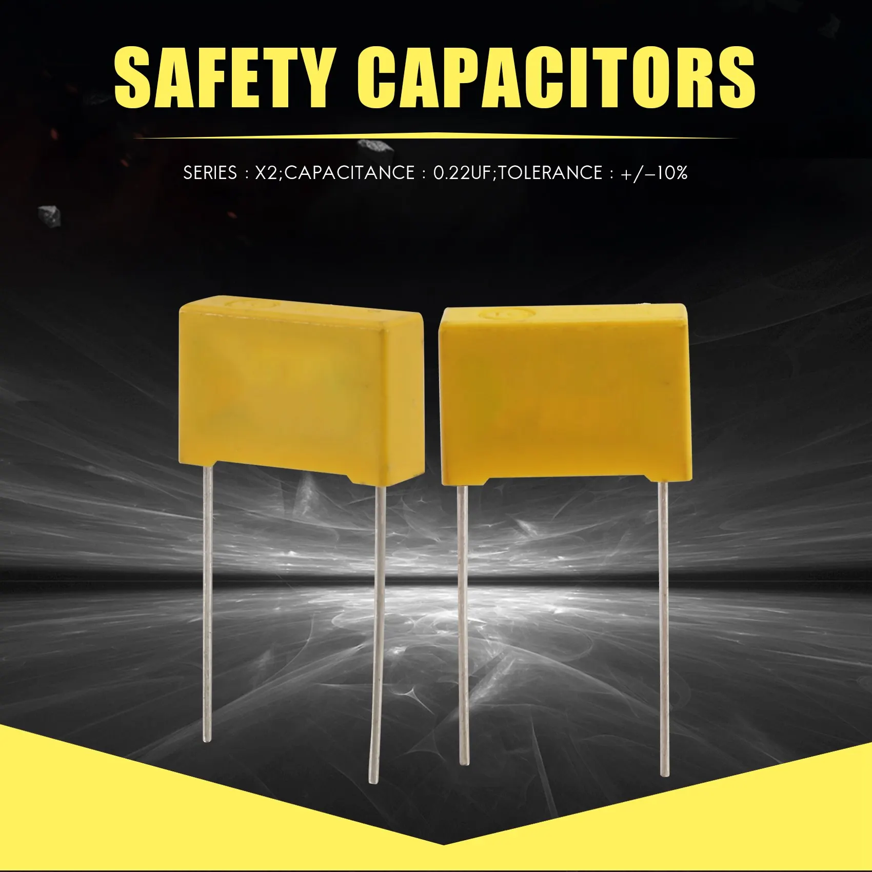 10 шт. фотопленка из полипропилена 275 В переменного тока 0 22 мкФ