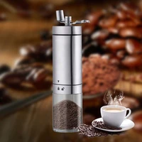 coffee bean grinder espresso grinder adjustable knob setting coffee bean mill stainless steel manual coffee grinder