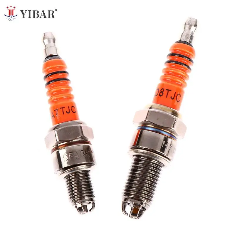 

3 Electrode Spark Plug A7tc D8TC For 50cc 110cc 125cc Atv Scooter Dirt Bike