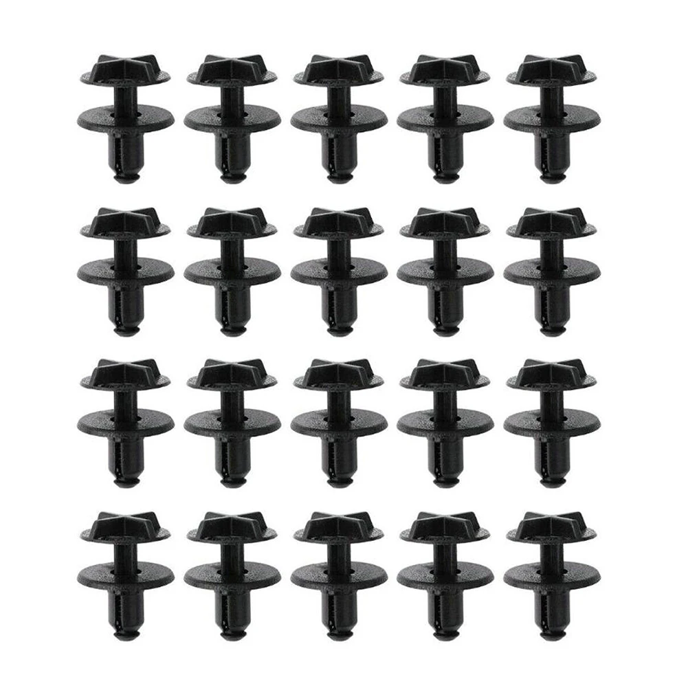 

20x For JAGUAR RETAINING CLIP XJ XF Black Plastic Radiator Cover Retaining Clips Auto Replacement Parts Car Interior Accessories