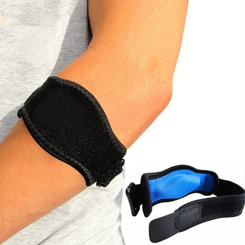 

1PCS Elbow BraceSupport with GEL Pad & Adjustable Band for Gym Sport Elbow Protective Pad Absorb Sweat Sport Basketball