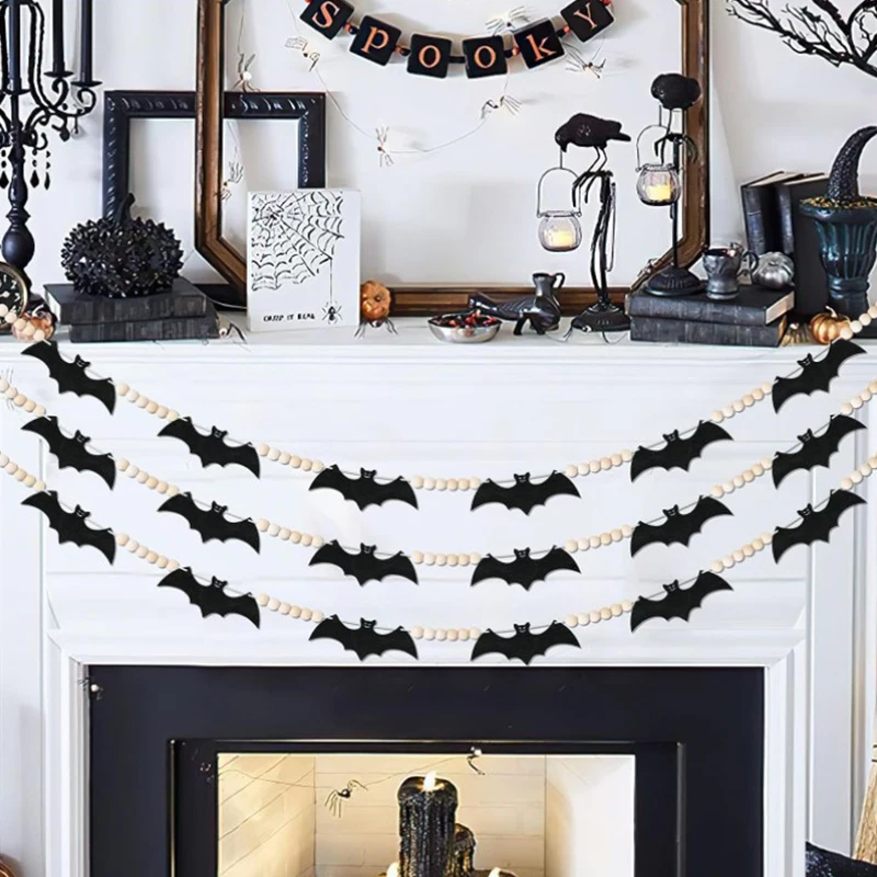 2 3 м Хэллоуин фетровая летучая мышь каркас искусственная День благодарения