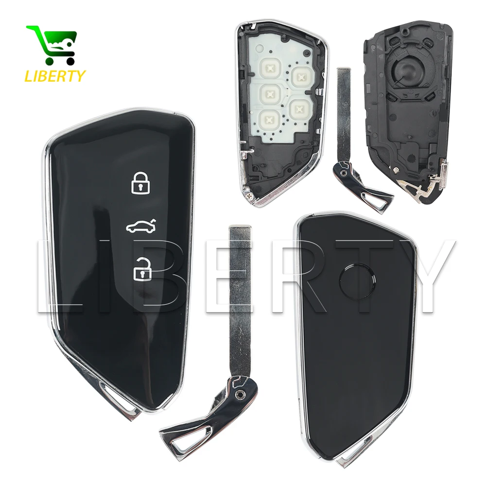 

Корпус ключа дистанционного управления Liberty 3 BTN, слесарный корпус для Volkswagen Golf 8 для VW, чехол для смарт-карт без ключа KD HZ25 ZA25 ZB25