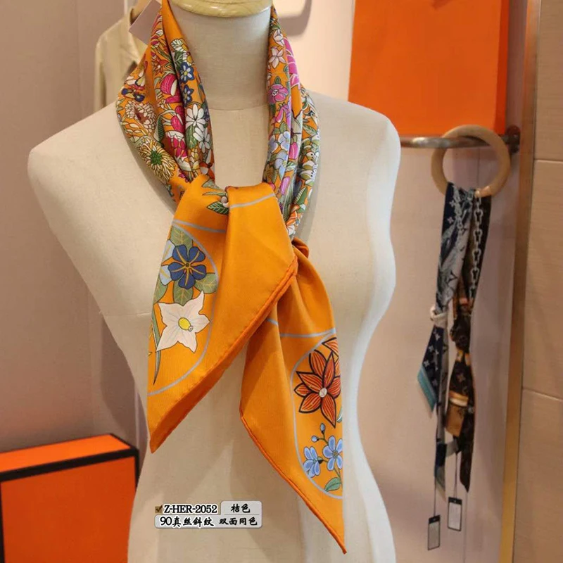 Рисунок 3 - 100% саржевый шелковый шарф