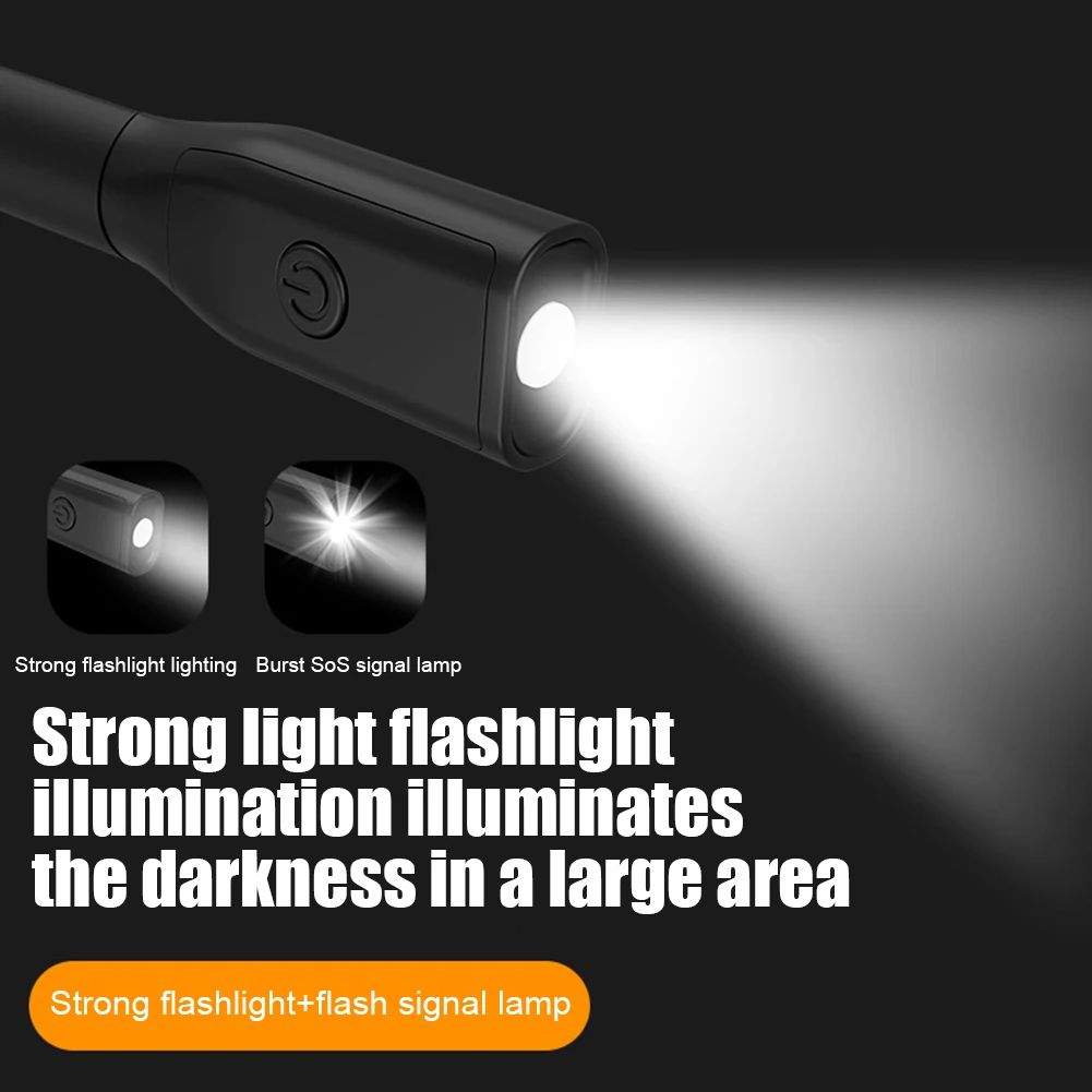 

USB перезаряжаемая подвесная Шейная лампа, портативная книга, ручная работа, 1800 мАч, индукционный датчик для рыбалки, пешего туризма, ночного бега