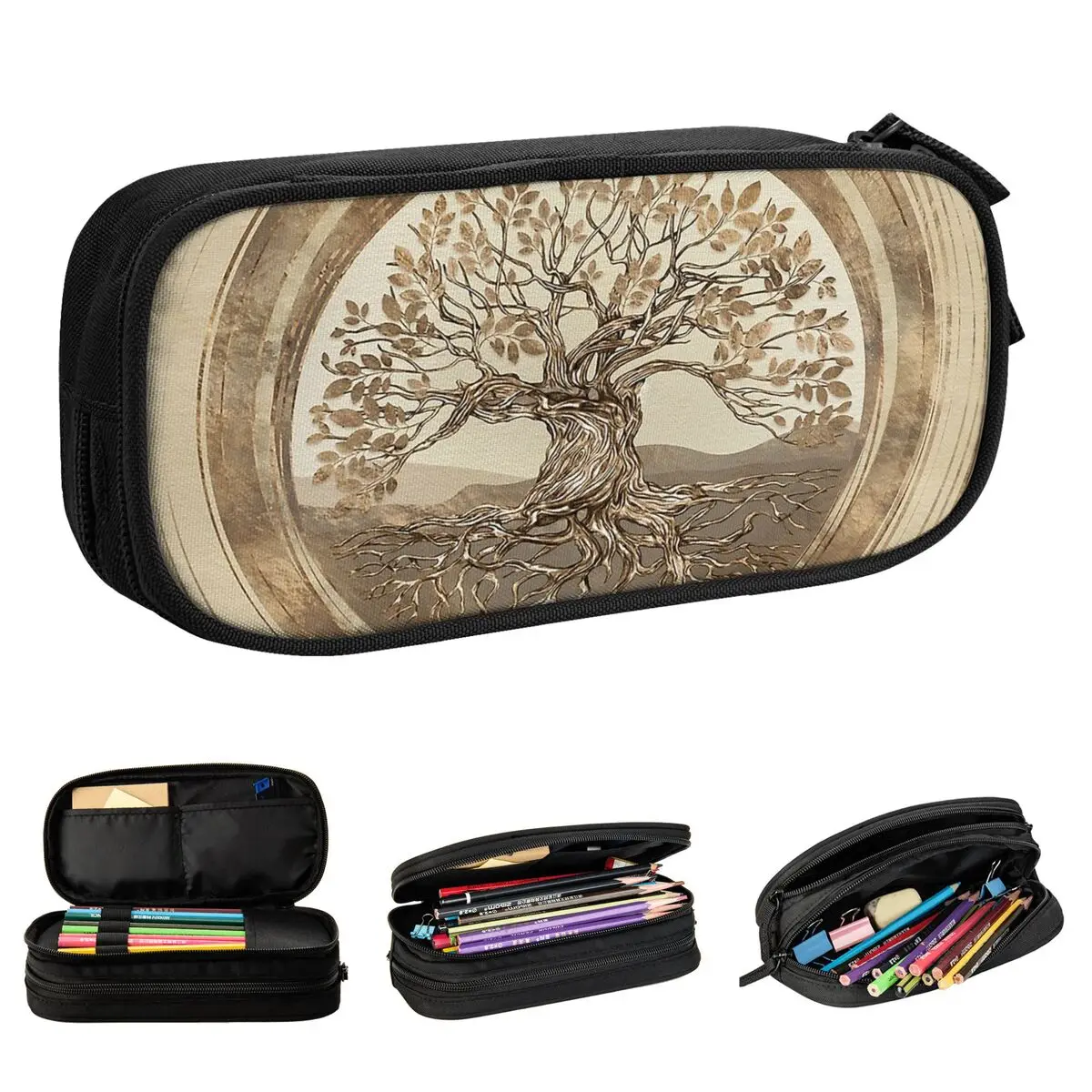 Case Valhalla Pen Box Bag Big Capacity School Supplies Gift 
